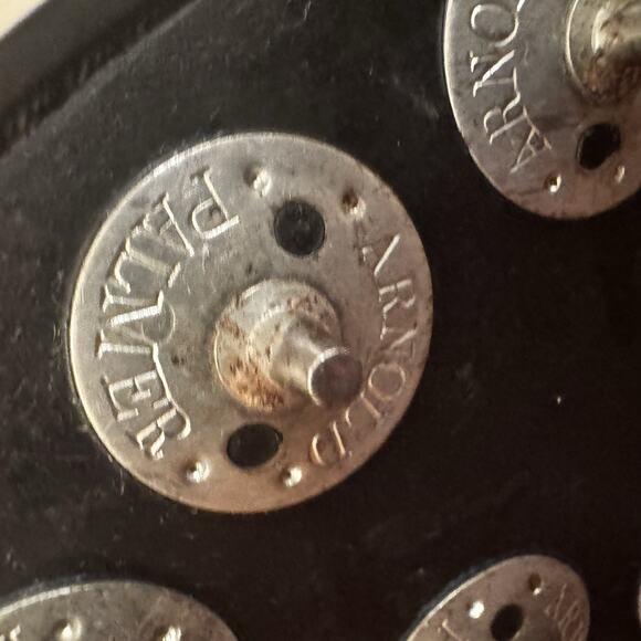 Vintage Arnold Palmer Men's 8 M Eaton Golf Shoe Brown with Kiltie w/ Spikes USA - Picture 15 of 16